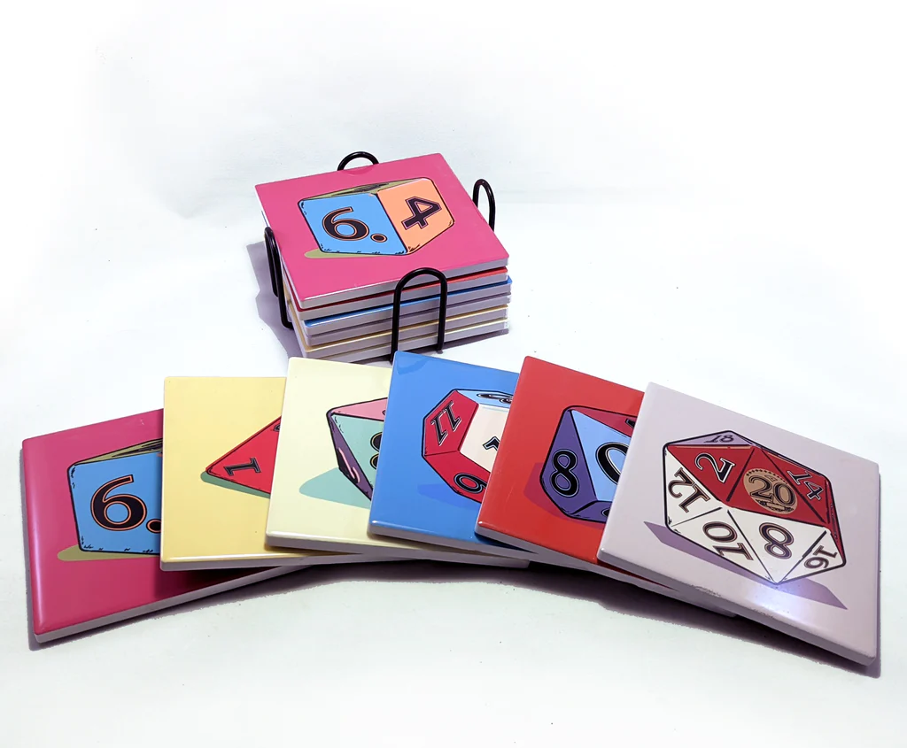 Geek Pop Coasters by Paul Bielaczyc