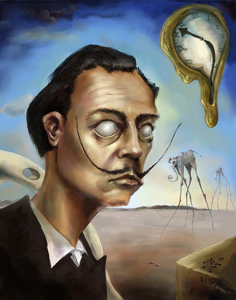 Dali art by Michael Bielaczyc