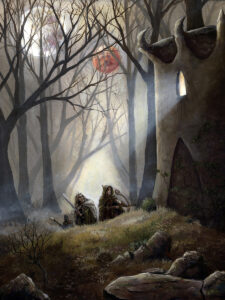 Adventure Begins by Michael Bielaczyc, D&D art