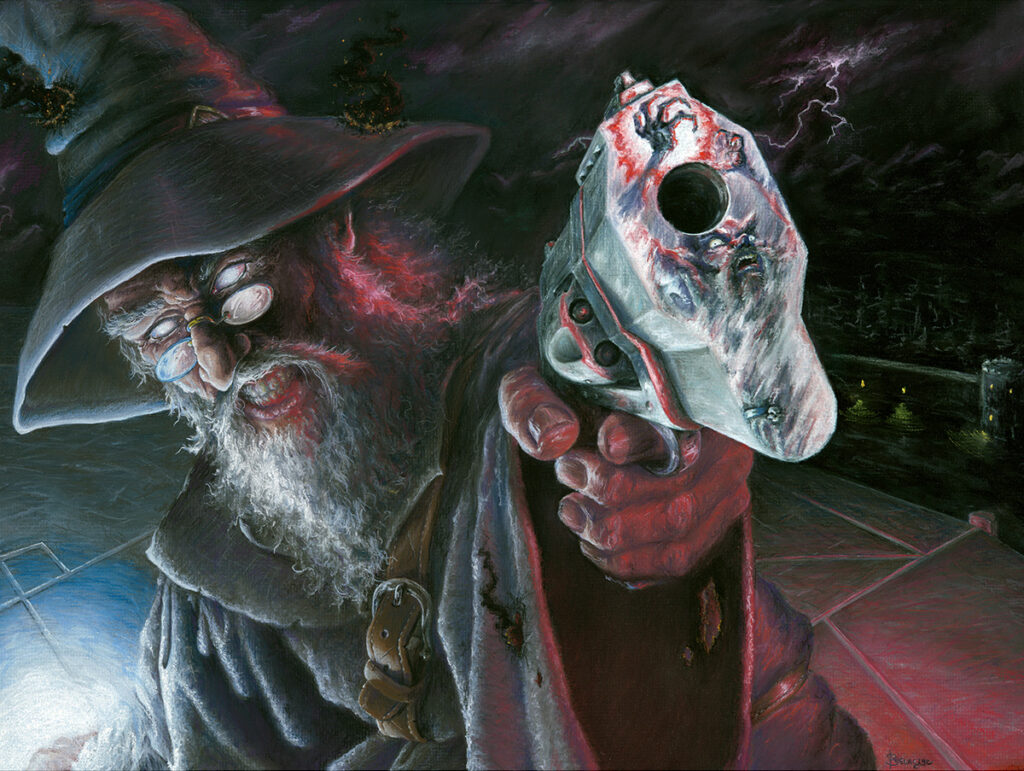 Counter This, Wizard with a gun, by Paul Bielaczyc