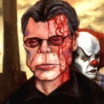 Stephen King Art Potrait by Michael Bielaczyc