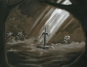 A Hero Awaits, Legend of Zelda Art by Paul Bielaczyc
