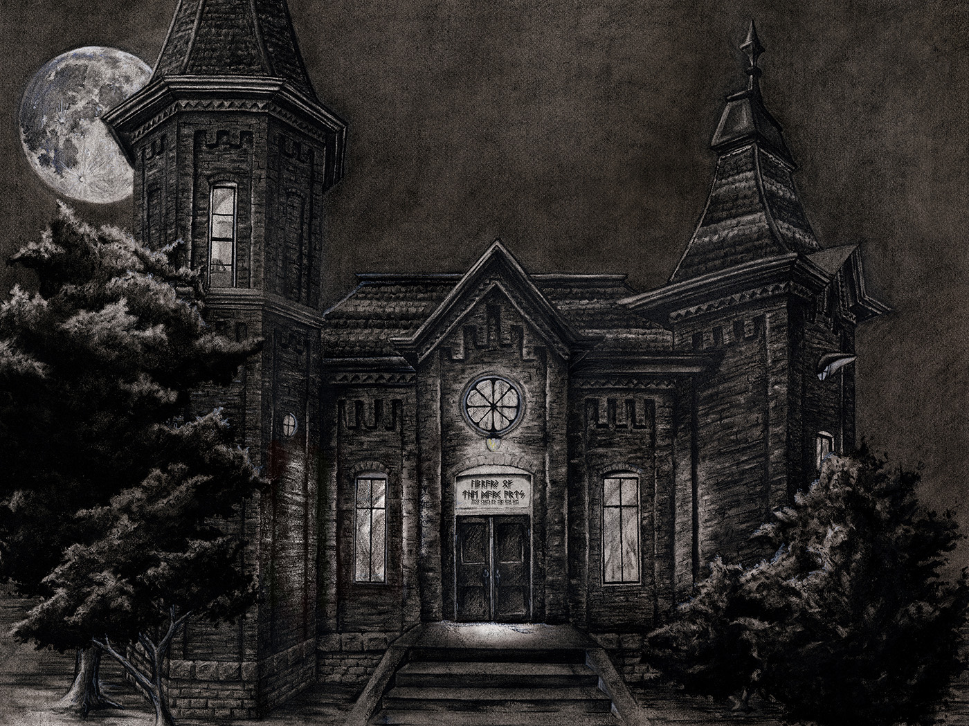 Library of the Dark Arts by Paul Bielaczyc