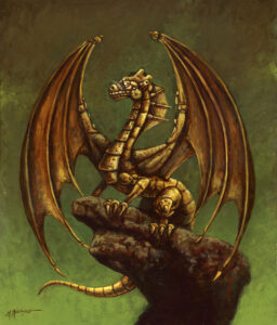 Steampunk Clockwork Dragon by Michael Bielaczyc
